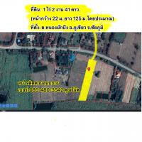 ขายที่ดินเปล่าสวย บรรยากาศดี ทำเลดี ติดถนนหลัก! ใกล้แหล่งชุมชน อ.ภูเขียว ชัยภูมิ